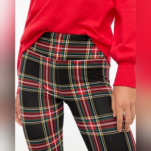 Jcrew Factory plaid  legging size L - Picture 2 of 7